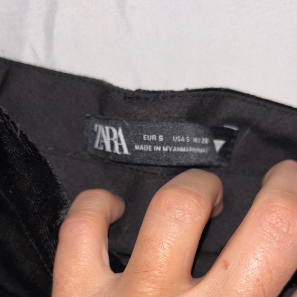 Zara velvet pant and bustier set - Picture 5 of 10